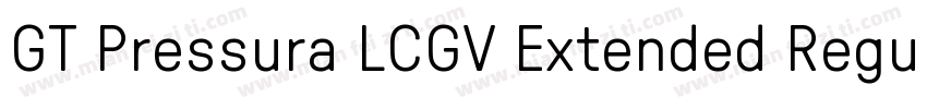 GT Pressura LCGV Extended Regular字体转换